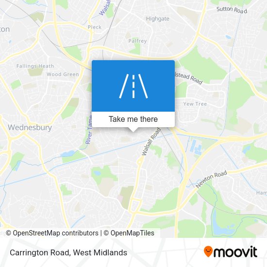 Carrington Road map