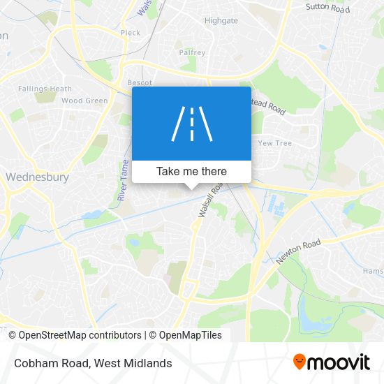 Cobham Road map