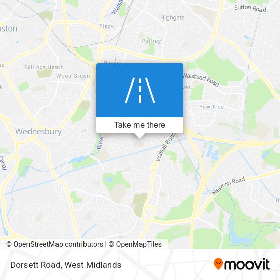Dorsett Road map