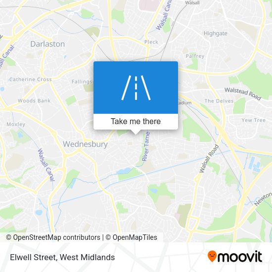 Elwell Street map