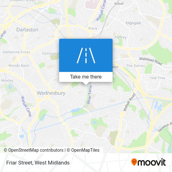 Friar Street map