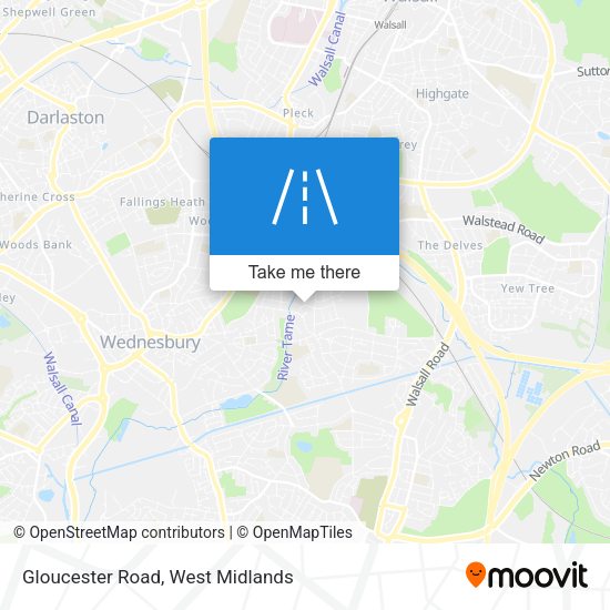 Gloucester Road map