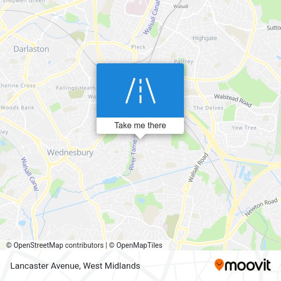 Lancaster Avenue map