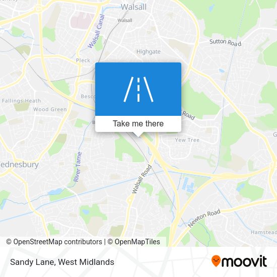 Sandy Lane map