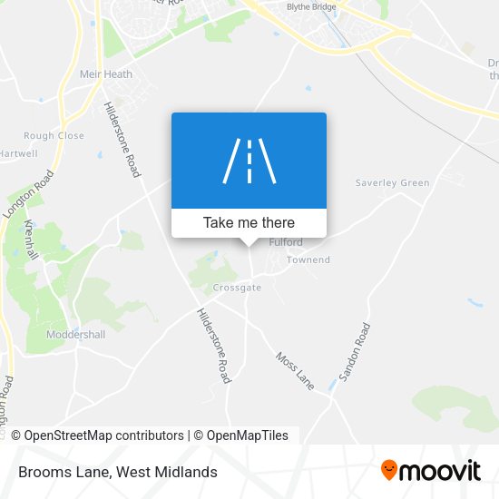 Brooms Lane map