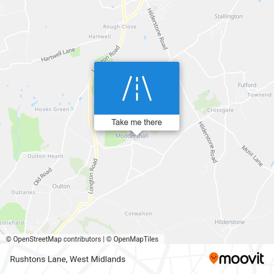 Rushtons Lane map