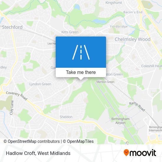 Hadlow Croft map