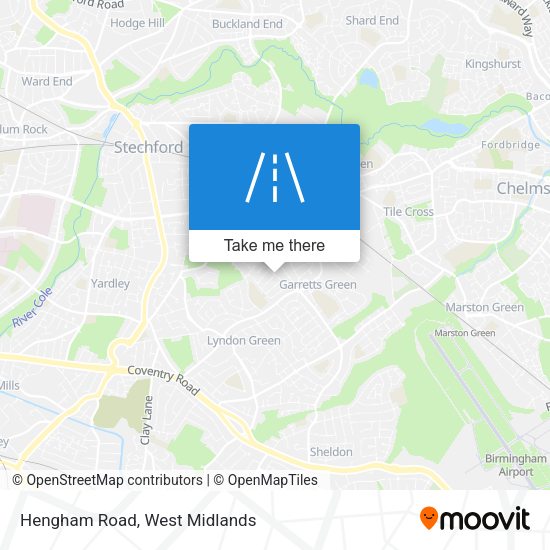 Hengham Road map