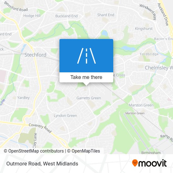 Outmore Road map