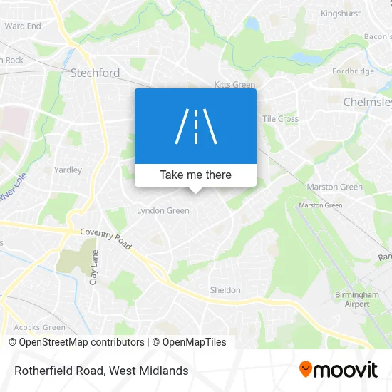 Rotherfield Road map