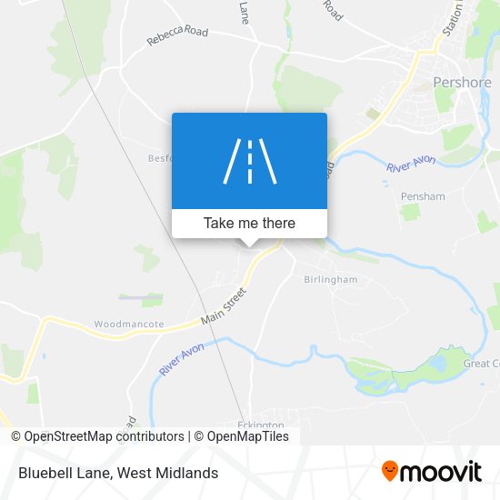Bluebell Lane map