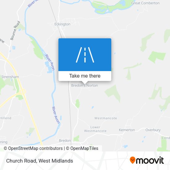 Church Road map