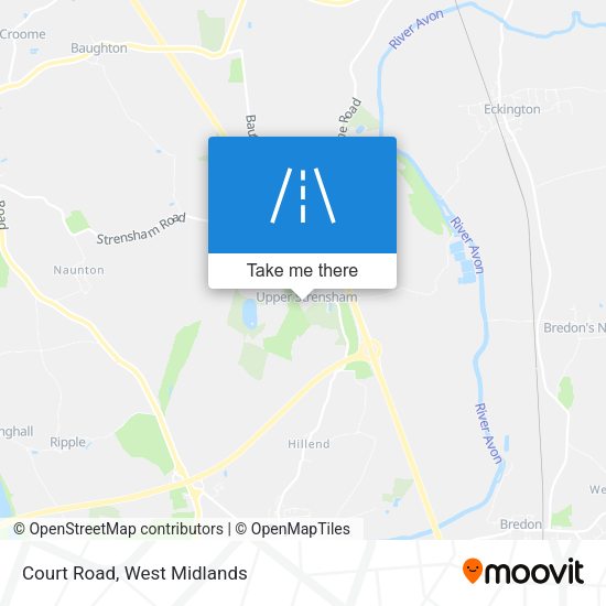 Court Road map