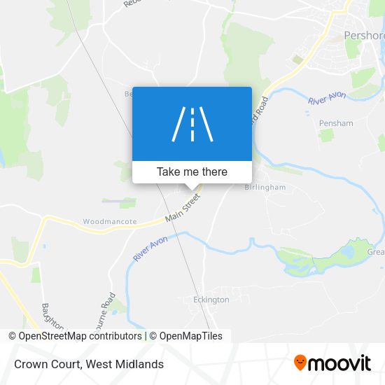 Crown Court map