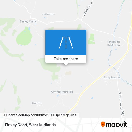 Elmley Road map