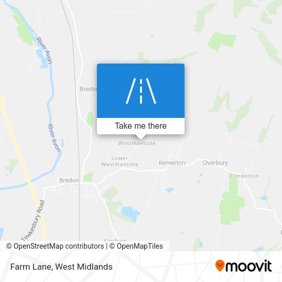 Farm Lane map