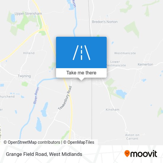 Grange Field Road map
