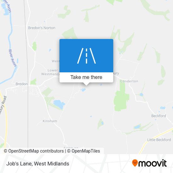 Job's Lane map