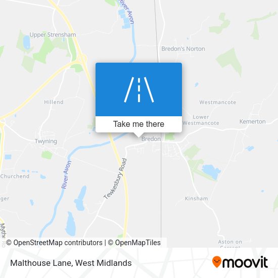 Malthouse Lane map