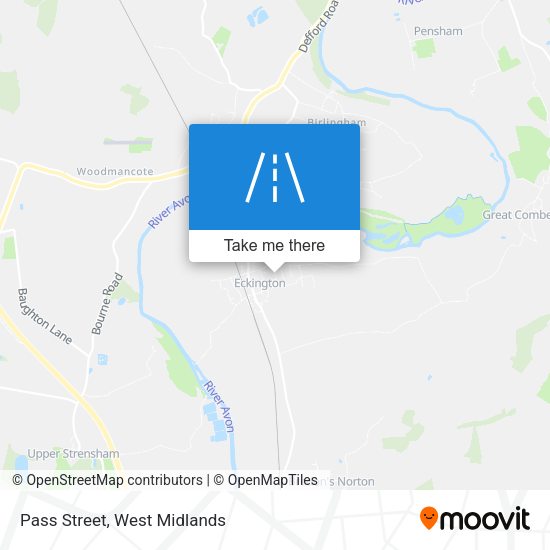Pass Street map