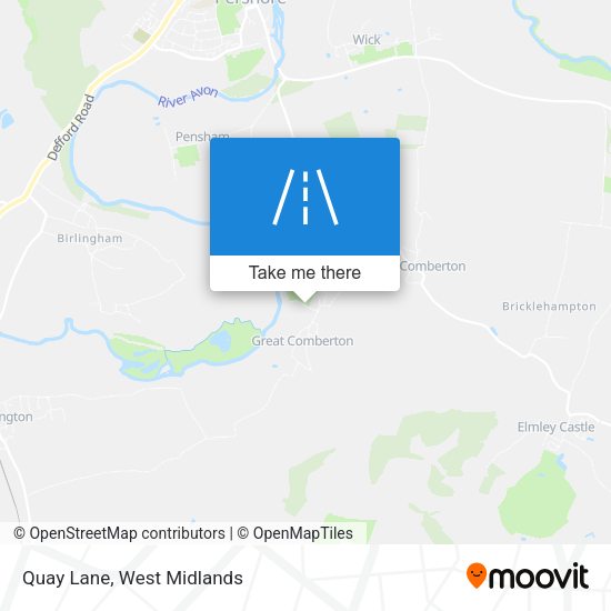 Quay Lane map
