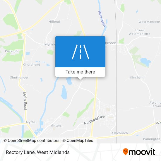 Rectory Lane map