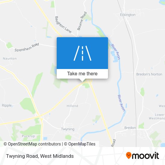 Twyning Road map
