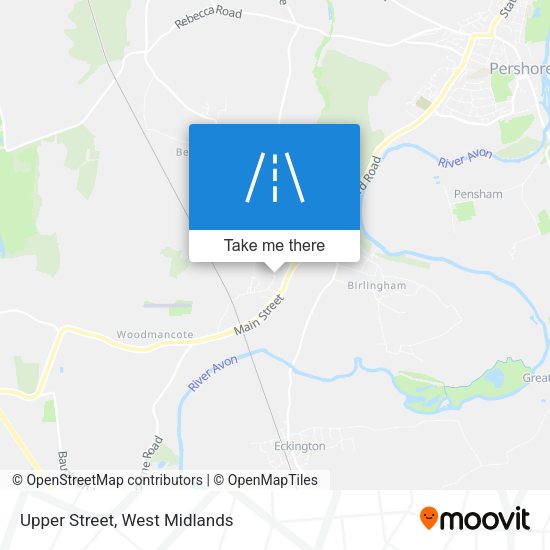 Upper Street map