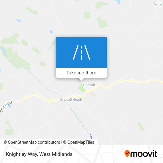Knightley Way map