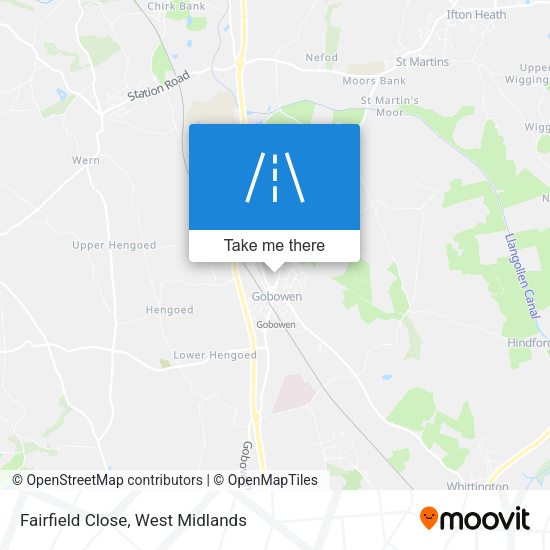 Fairfield Close map