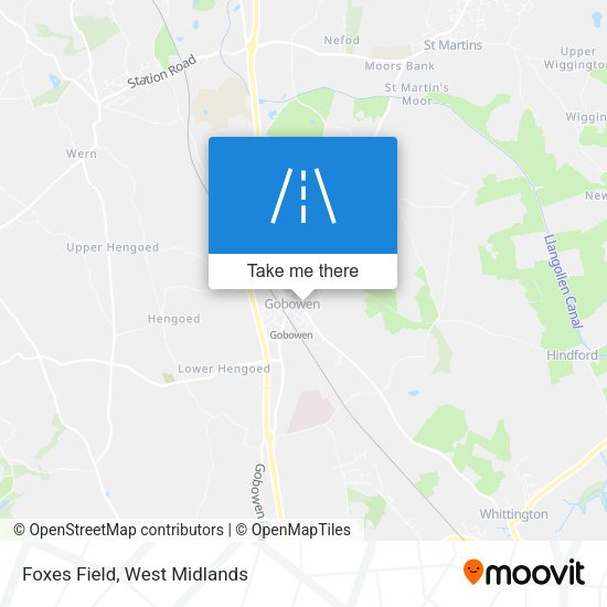 Foxes Field map