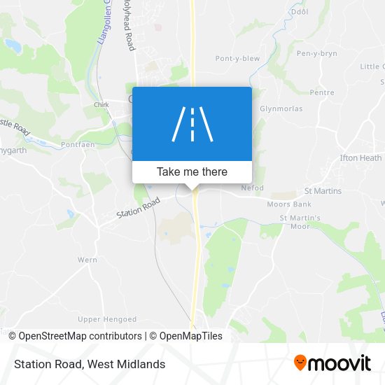 Station Road map