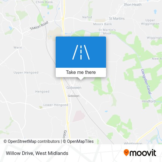 Willow Drive map