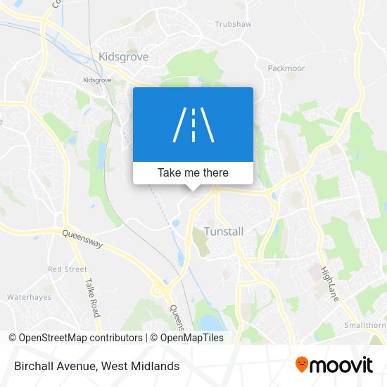 Birchall Avenue map