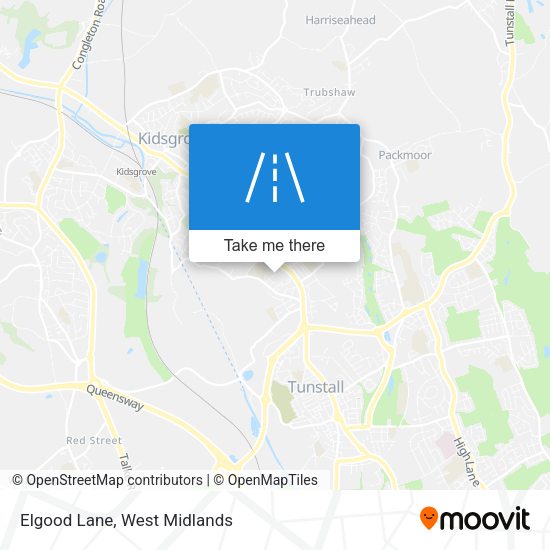 Elgood Lane map