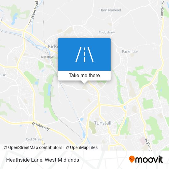 Heathside Lane map