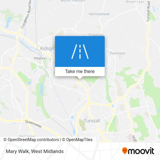 Mary Walk map