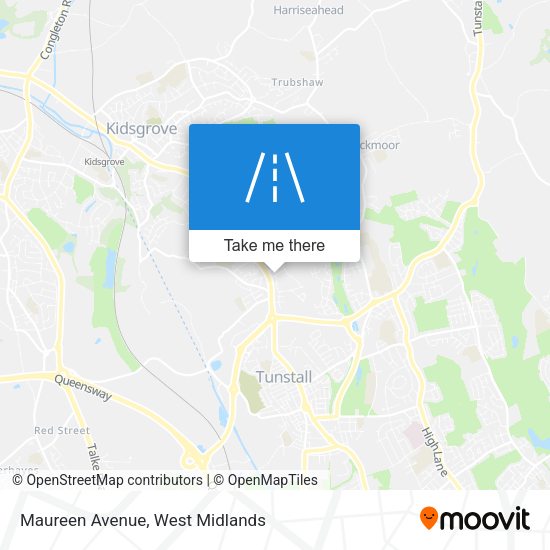 Maureen Avenue map