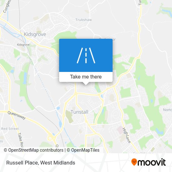 Russell Place map