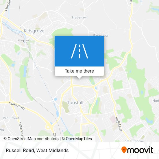 Russell Road map