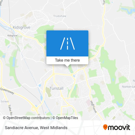 Sandiacre Avenue map