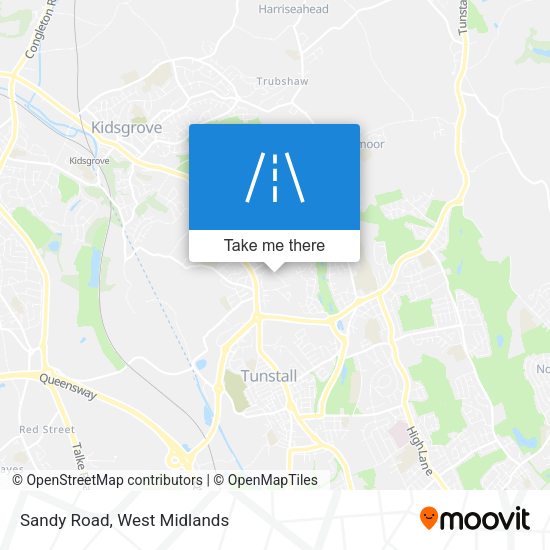 Sandy Road map