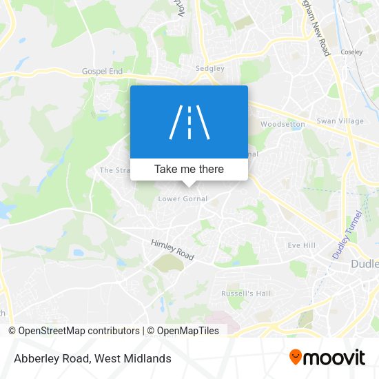 Abberley Road map