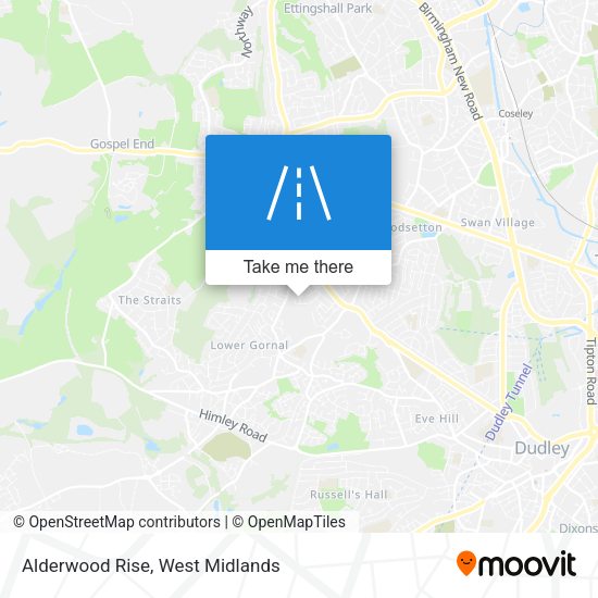 Alderwood Rise map