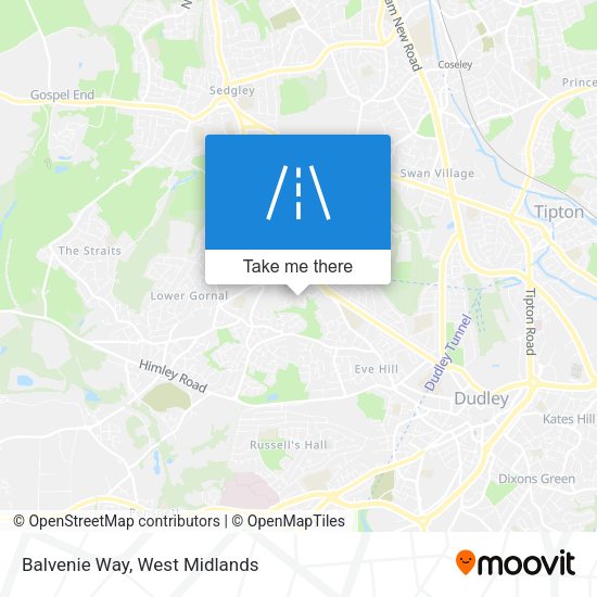 Balvenie Way map