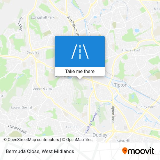 Bermuda Close map