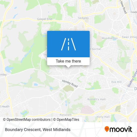 Boundary Crescent map