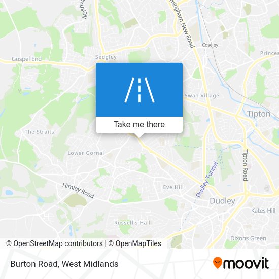 Burton Road map