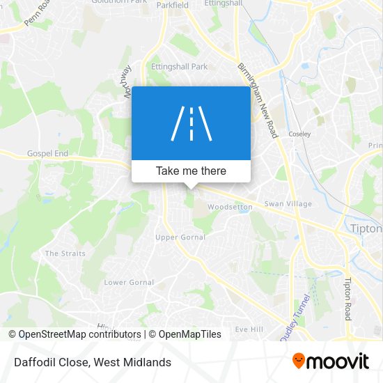 Daffodil Close map