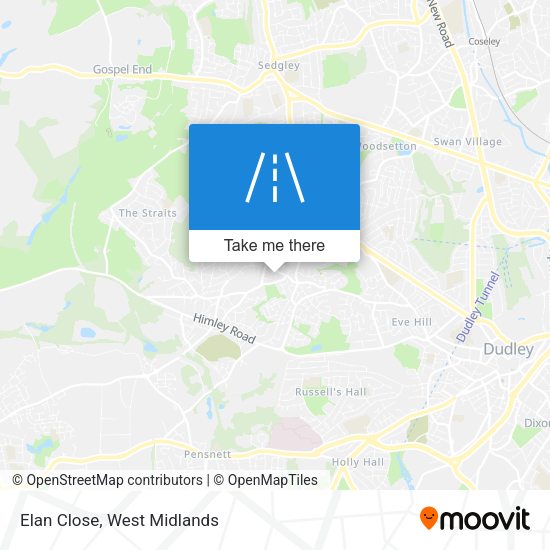 Elan Close map